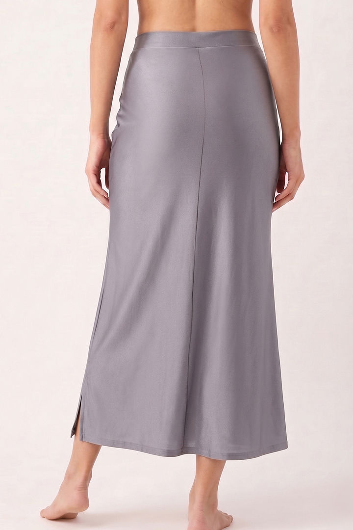 Zivame Shimmer Stretchy Saree Underskirt - Elderberry — image 2