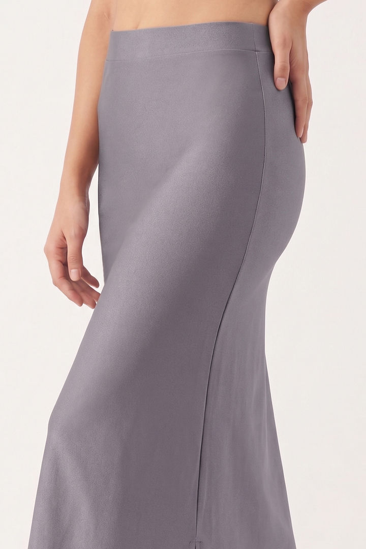 Zivame Shimmer Stretchy Saree Underskirt - Elderberry — image 4