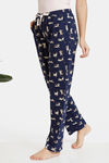 Zivame Must Haves Knit Cotton Pyjama - Navy — thumbnail 2
