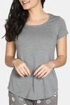 Zivame Must Haves Butter-Soft Poly Knit Pyjama Set - Grey — thumbnail 4