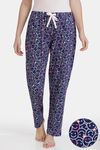 Zivame Must Haves Butter-Soft Poly Knit Pyjama - Navy — thumbnail 1