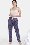 Zivame Must Haves Butter-Soft Poly Knit Pyjama - Navy — thumbnail 4