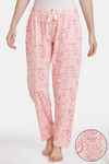 Zivame Must Haves Butter-Soft Poly Knit Pyjama - Pink — thumbnail 1
