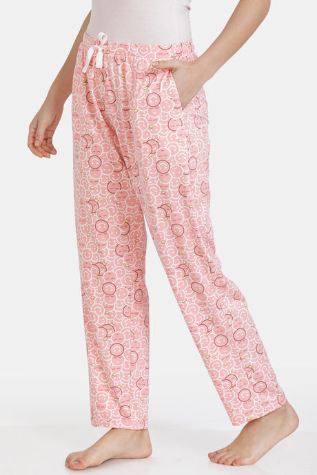 Zivame Must Haves Butter-Soft Poly Knit Pyjama - Pink — image 2