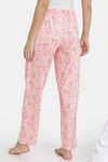 Zivame Must Haves Butter-Soft Poly Knit Pyjama - Pink — thumbnail 3