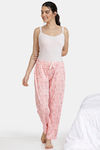 Zivame Must Haves Butter-Soft Poly Knit Pyjama - Pink — thumbnail 4