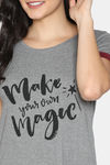 Zivame Must Haves Knit Cotton Full Length Nightdress - Dk Grey — thumbnail 4