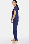 Zivame Bridal Trousseau Polyester Pyjama Set - Navy — thumbnail 2