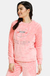 Zivame Fluffy Fur Knit Top - Pink — thumbnail 2