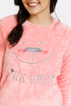 Zivame Fluffy Fur Knit Top - Pink — thumbnail 5