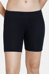 Zivame Girls Knit Cotton Shorts - Anthracite — thumbnail 2