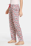 Zivame Arctic Wild Knit Cotton Blend Pyjama - Charcoal — thumbnail 2