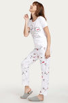Zivame Crazy Farm Cotton Pyjama Set- White — thumbnail 2