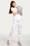 Zivame Crazy Farm Cotton Pyjama Set- White — thumbnail 4