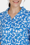Zivame Bohemian Magic Rayon Pyjama Set - Blue — thumbnail 5