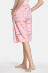 Zivame Fun & Frolic Knit Cotton Bermuda Shorts - Pink — thumbnail 2
