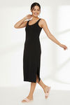 Zivame Knit Cotton Kurti Slip - Black — thumbnail 2