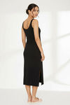 Zivame Knit Cotton Kurti Slip - Black — thumbnail 3