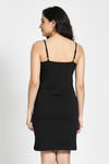 Zivame Knit Cotton Kurti Slip - Black — thumbnail 3