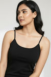 Zivame Knit Cotton Kurti Slip - Black — thumbnail 5