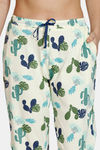 Zivame Texas Dreaming Knit Cotton Pyjama Set - Yellow — thumbnail 5