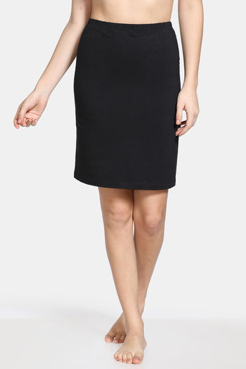 cheap black knee length skirts