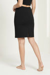 Zivame Knit Cotton Layering Skirt - Black — thumbnail 3