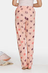 Zivame Texas Dreaming Knit Cotton Pyjama - Peach — thumbnail 3