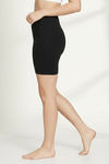 Zivame Knit Cotton Layering Shorts - Black — thumbnail 3