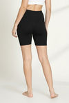 Zivame Knit Cotton Layering Shorts - Black — thumbnail 4
