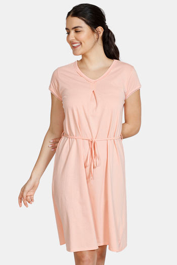 knee length nightdress