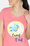 Zivame Bob & Berry Knit Cotton Pyjama Set - Lime Yellow — thumbnail 4