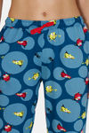 Zivame Bob & Berry Poly Elastane Pyjama Set - Teal — thumbnail 5