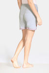 Zivame Bob & Berry Knit Cotton Shorts - Grey Melange — thumbnail 2