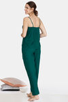 Zivame Bridal Trousseau Rayon Pyjama Set - Evergreen — thumbnail 3