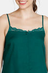 Zivame Bridal Trousseau Rayon Pyjama Set - Evergreen — thumbnail 5