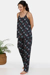 Zivame In Rhythm Cotton Pyjama Set - Grey — thumbnail 2