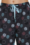 Zivame In Rhythm Cotton Pyjama Set - Grey — thumbnail 6