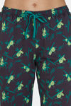 Zivame Tree Of Life Cotton Pyjama Set - Grey — thumbnail 6