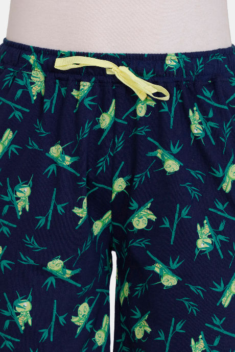 Zivame Tree Of Life Cotton Shorts - Blue — image 5