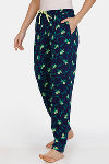 Zivame Tree of Life Cotton Pyjama - Navy — thumbnail 2