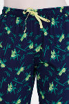 Zivame Tree of Life Cotton Pyjama - Navy — thumbnail 5