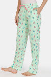 Zivame Sweet Treats Cotton Pyjama - Green — thumbnail 2