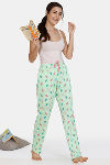 Zivame Sweet Treats Cotton Pyjama - Green — thumbnail 4