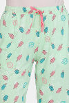 Zivame Sweet Treats Cotton Pyjama - Green — thumbnail 5
