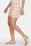 Zivame Sweet Treats Cotton Shorts - Orange — thumbnail 2
