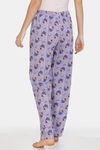 Zivame Sweet Treats Cotton Pyjama - Purple — thumbnail 3
