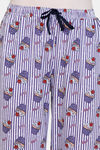 Zivame Sweet Treats Cotton Pyjama - Purple — thumbnail 5