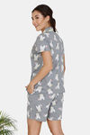 Zivame Three Musketeers Cotton Shorts Set - Grey — thumbnail 3