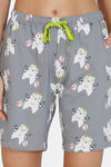 Zivame Three Musketeers Cotton Shorts Set - Grey — thumbnail 5